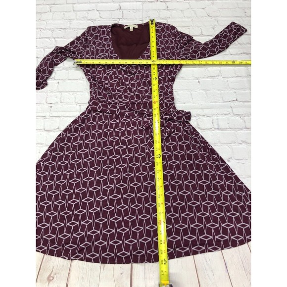41 Hawthorn Women 3/4 Sleeve Wrap Dress Size Small Polyester Blend B237 -26 - Picture 2 of 13